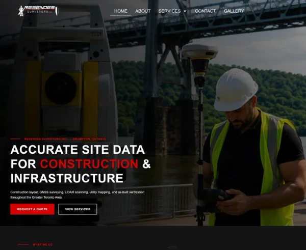 Resendes Law professional website - Custom WordPress development for law firm Mississauga
